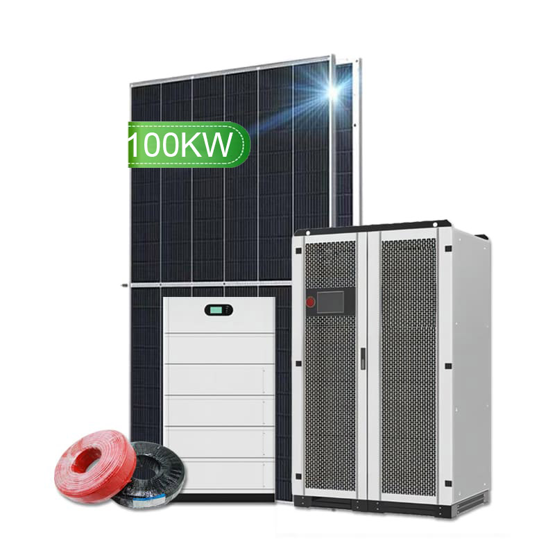 Système d'énergie solaire hybride de 100 kW avec batterie -Koodsun