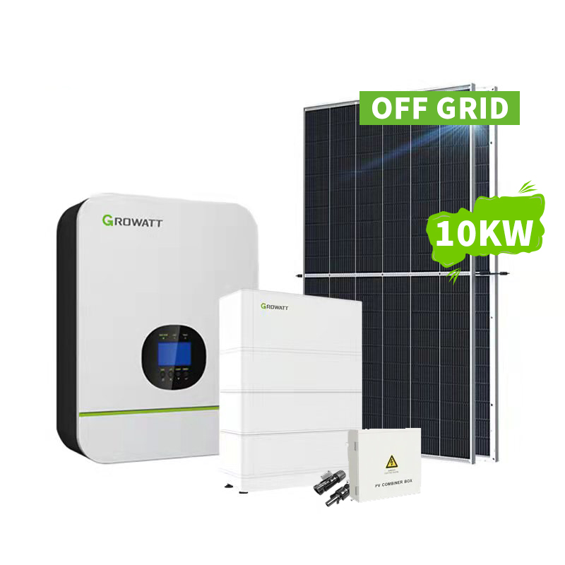 Système d'énergie solaire hors réseau 10KW pour usage domestique, ensemble complet -Koodsun