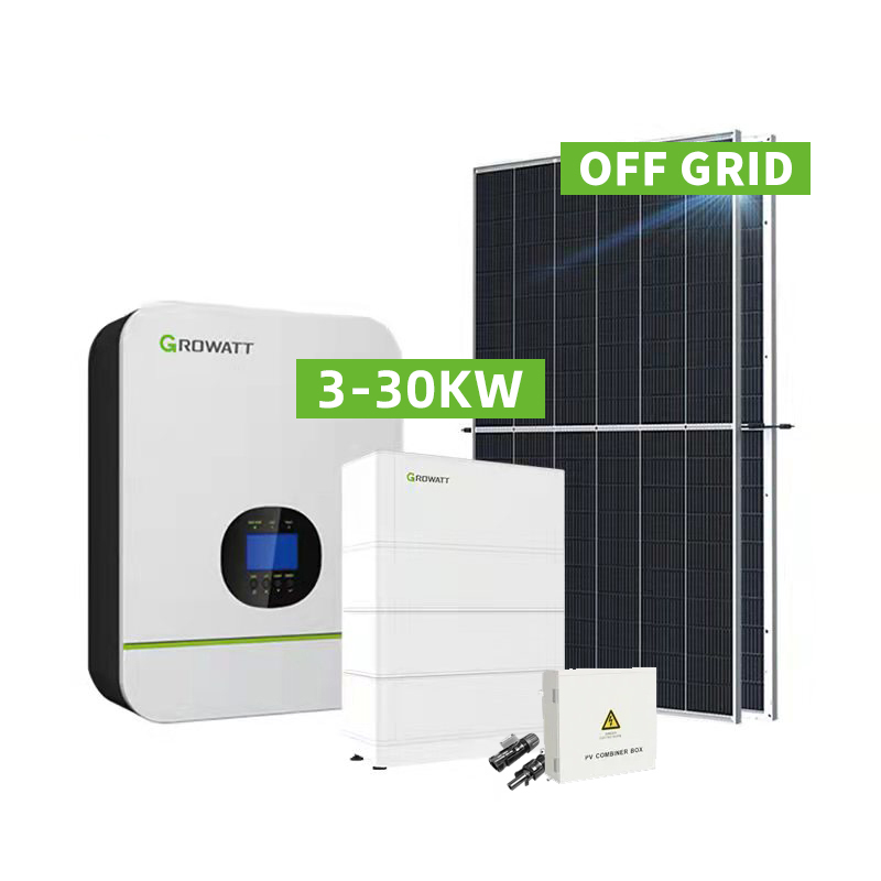 Système d'énergie solaire hors réseau 3-30KW pour un usage domestique, ensemble complet -Koodsun