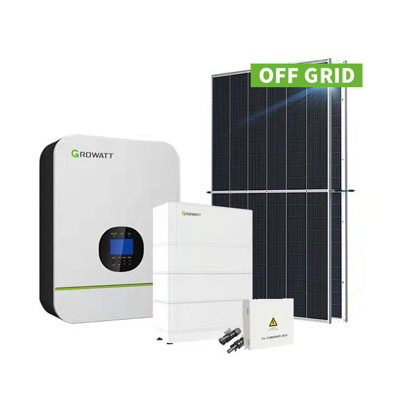 Hors systèmes d'énergie solaire de stockage de grille 3KW 5KW 8KW 10KW outre du système solaire de grille avec l'inverseur et la batterie -Koodsun
