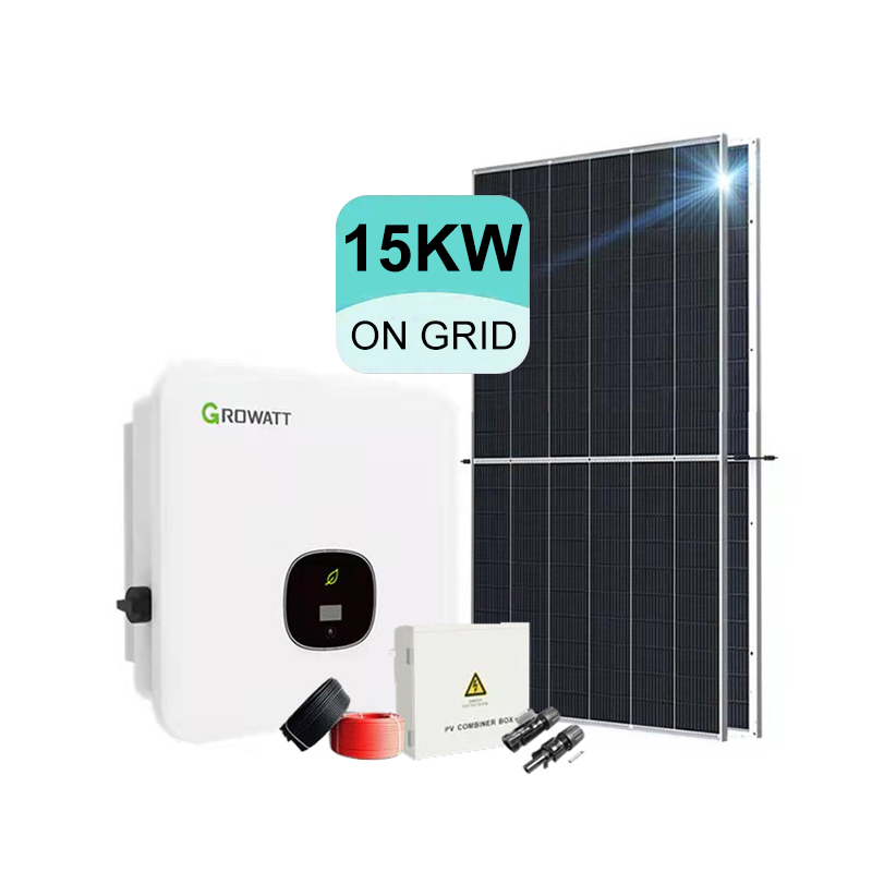 Système d'énergie solaire sur réseau 15KW pour usage domestique -Koodsun