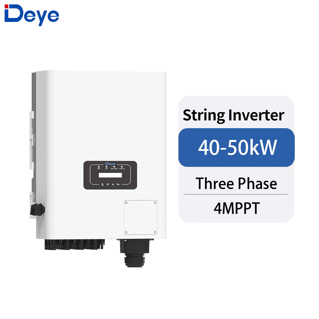 Deye in Stock High Quality SUN-40K-G04 40KW Solar Inverter With MPPT Pure Sine Wave Solar Inverter -Koodsun